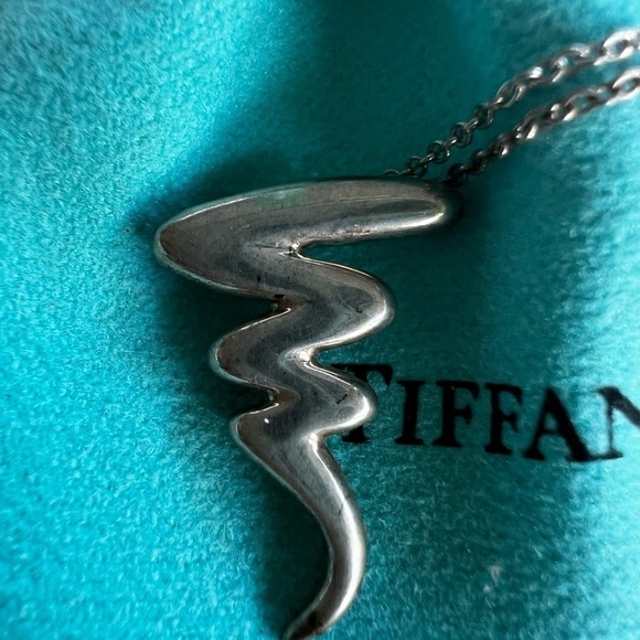 Tiffany & Co. Picasso Scribble Silver Necklace- Ag925 😍🔥❤️ - Picture 6 of 6